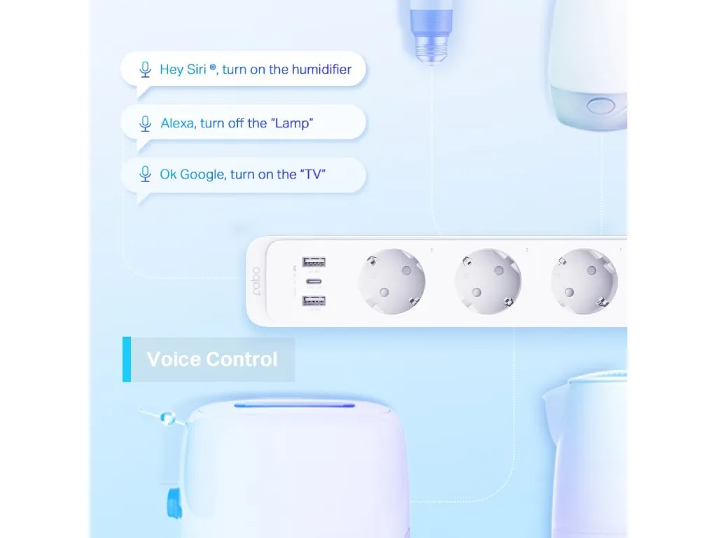 TP-Link Smart produžni kabel  TP-LINK TAPO P300/3uticna mesta/bela Slika 2